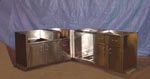 Stainless Steel Cabinet - open